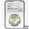 Image 1 : 1941 Walking Liberty Half Dollar NGC MS65