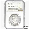 Image 1 : 1954 Franklin Half Dollar NGC PF67 Cameo