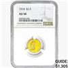 Image 1 : 1914 $2.50 Gold Quarter Eagle NGC AU58