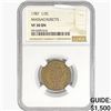 Image 1 : 1787 Massachusetts Half Cent NGC VF30 BN