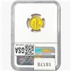 Image 2 : 2016-W 1/10oz. Gold Mercury Dime NGC SP69 ANNIV.