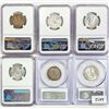 Image 2 : [6] Washington Silv. Quarters NGC,PCGS MS 1961-'62