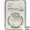 Image 1 : 1923-D Silver Peace Dollar NGC AU58