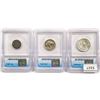 Image 2 : [3] US Varied Coinage ICG EF,MS 1892-1962