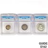 Image 1 : [3] US Varied Coinage ICG  1904-1956