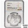 1890-S Morgan Silver Dollar NGC MS61