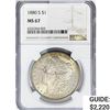 Image 1 : 1880-S Morgan Silver Dollar NGC MS67