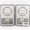 Image 2 : [2] Franklin Silver Half Dollar NGC PF67 1959-1960