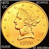 Image 2 : 1870-CC $10 Gold Eagle UNCIRCULATED
