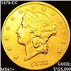 Image 1 : 1878-CC $20 Gold Double Eagle UNCIRCULATED +