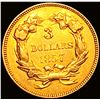 Image 2 : 1857 $3 Gold Piece UNCIRCULATED