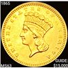 1865 Rare Gold Dollar CHOICE BU