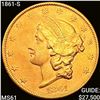 1861-S $20 Gold Double Eagle UNCIRCULATED