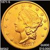 1871-S $20 Gold Double Eagle UNCIRCULATED