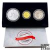 Image 1 : 2022 Negro Leagues Baseball 3 Coin Proof Set [3 Co