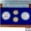 Image 1 : 1987 US Constitution 4 Coin Set W/Gold [4 Coins]