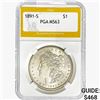 1891-S Morgan Silver Dollar PGA MS63