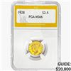 1928 $2.50 Gold Quarter Eagle PGA MS66