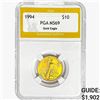 Image 1 : 1994 US 1/10oz Gold $10 Eagle PGA MS69