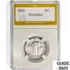 Image 1 : 1920 Standing Liberty Quarter PGA MS64