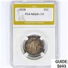 Image 1 : 1928 Standing Liberty Quarter PGA MS64+ FH