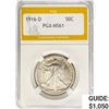 Image 1 : 1916-D Walking Liberty Half Dollar PGA MS61