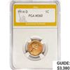 Image 1 : 1914-D Wheat Cent PGA MS60