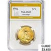 Image 1 : 1996 $25 1/2oz. American Gold Eagle PGA MS69