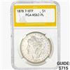 Image 1 : 1878 7/8TF Morgan Silver Dollar PGA MS63 PL