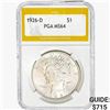 Image 1 : 1926-D Silver Peace Dollar PGA MS64
