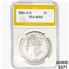 1882-O/S Morgan Silver Dollar PGA MS60