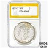 Image 1 : 1878 7/8TF Morgan Silver Dollar PGA MS63