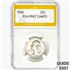 Image 1 : 1950 Washington Silver Quarter PGA PR67 Cameo