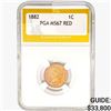 Image 1 : 1882 Indian Head Cent PGA MS67 RED