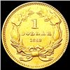 Image 2 : 1862 Rare Gold Dollar CLOSELY UNCIRCULATED