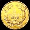 Image 2 : 1858 Rare Gold Dollar CLOSELY UNCIRCULATED