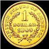 Image 2 : 1849 Rare Gold Dollar CLOSELY UNCIRCULATED