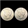 Image 1 : [2] 1927-S Peace Silver Dollars CLOSELY UNCIRCULAT