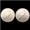 Image 2 : [2] Peace Silver Dollars [1927-S, 1935-S] CLOSELY