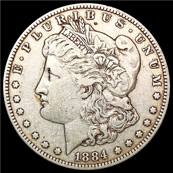 1884-S Morgan Silver Dollar LIGHTLY CIRCULATED