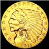 Image 1 : 1911 $2.50 Gold Quarter Eagle CLOSELY UNCIRCULATED