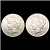 Image 1 : [2] Peace Silver Dollars [1927-D, 1927-S] CLOSELY