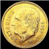 Image 1 : 1955 Mexico .1206oz Gold 5 Pesos CHOICE BU