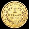 Image 2 : 1852 Rare Gold Dollar UNCIRCULATED