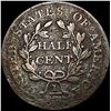 Image 2 : 1804 Draped Bust Half Cent NICELY CIRCULATED