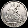 Image 1 : 1837 No Stars Seated Liberty Half Dime CLOSELY UNC