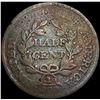 Image 2 : 1804 Draped Bust Half Cent NICELY CIRCULATED