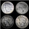 [4] Peace Silver Dollars (1922-D, 1923-D, 1926-S,