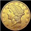 1902-S $20 Gold Double Eagle LIGHTLY CIRCULATED