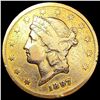 1897-S $20 Gold Double Eagle NICELY CIRCULATED